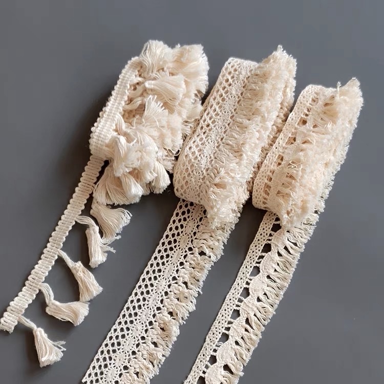 Cotton Fringed Broomstick Lace Application Scenario