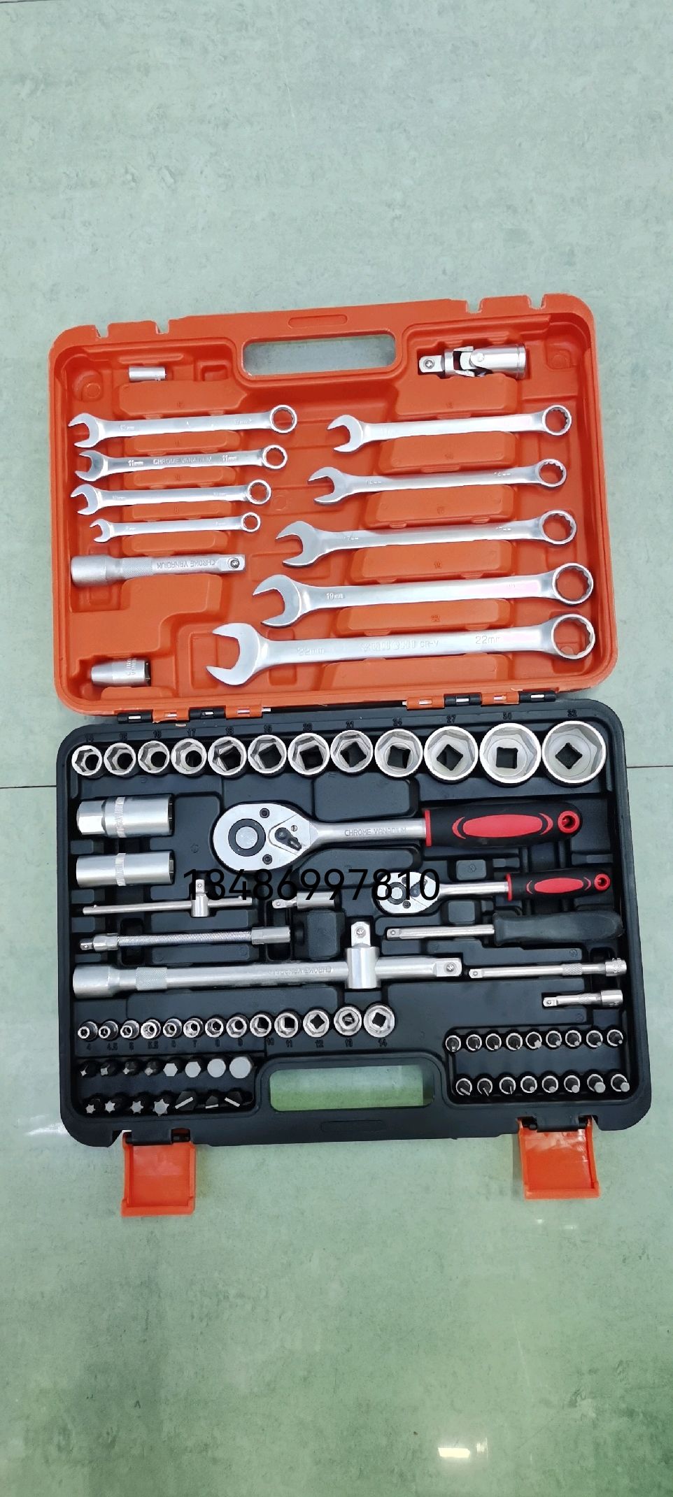 Tool set Auto repair tool set Tool set ratchet wrench socket head details Picture