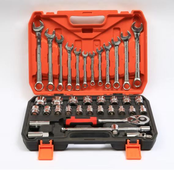 Tool set Auto repair tool set Tool set ratchet wrench socket head undefined