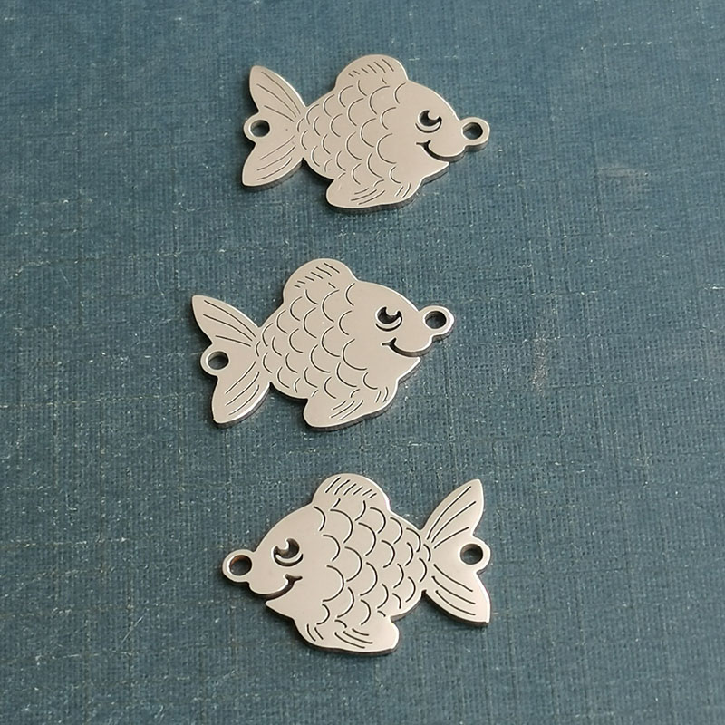 2022 Lucky fish bracelet Pendant titanium steel necklace female good luck Koi design sense clavicle chain accessories thumbnail