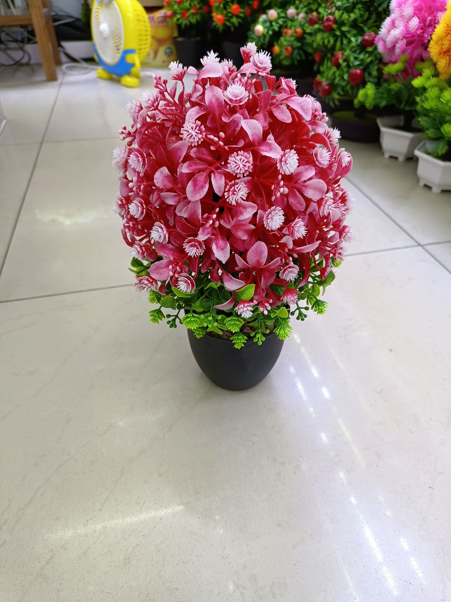 Artificial flower bonsai office supplies full figure