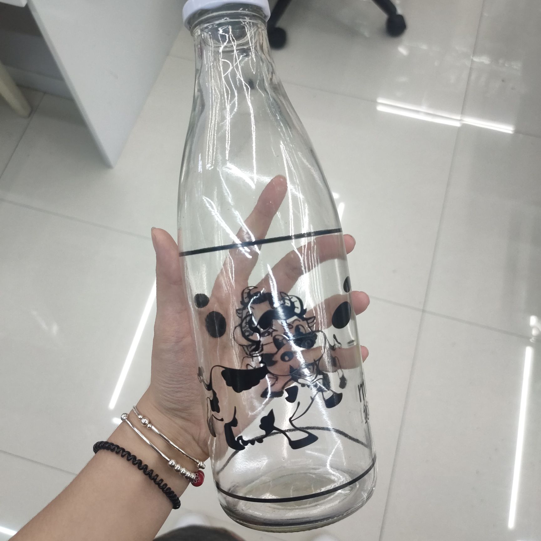 1000 ml glass fresh milk yogurt bottle milk bar special glass bottle milk cup bottle juice bottle beverage bottle