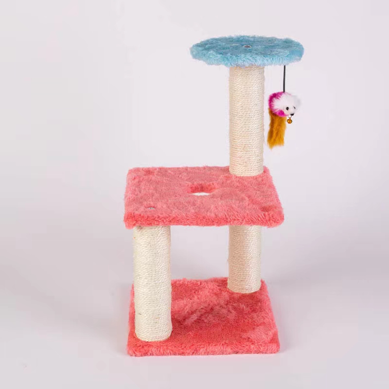Pet supplies Cat climbing frame toys Single height multi-layer board frame