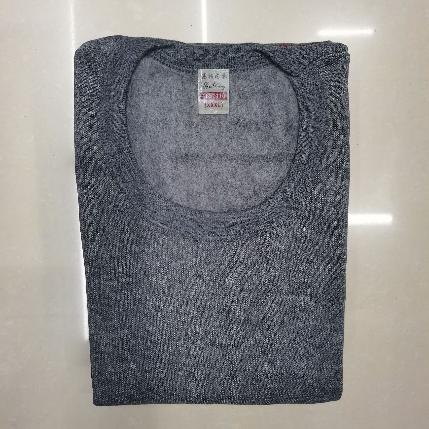 Foreign Trade Men's Autumn And Winter Pulled Hair Thermal Underwear Set Constant Temperature Lock Heat details Picture