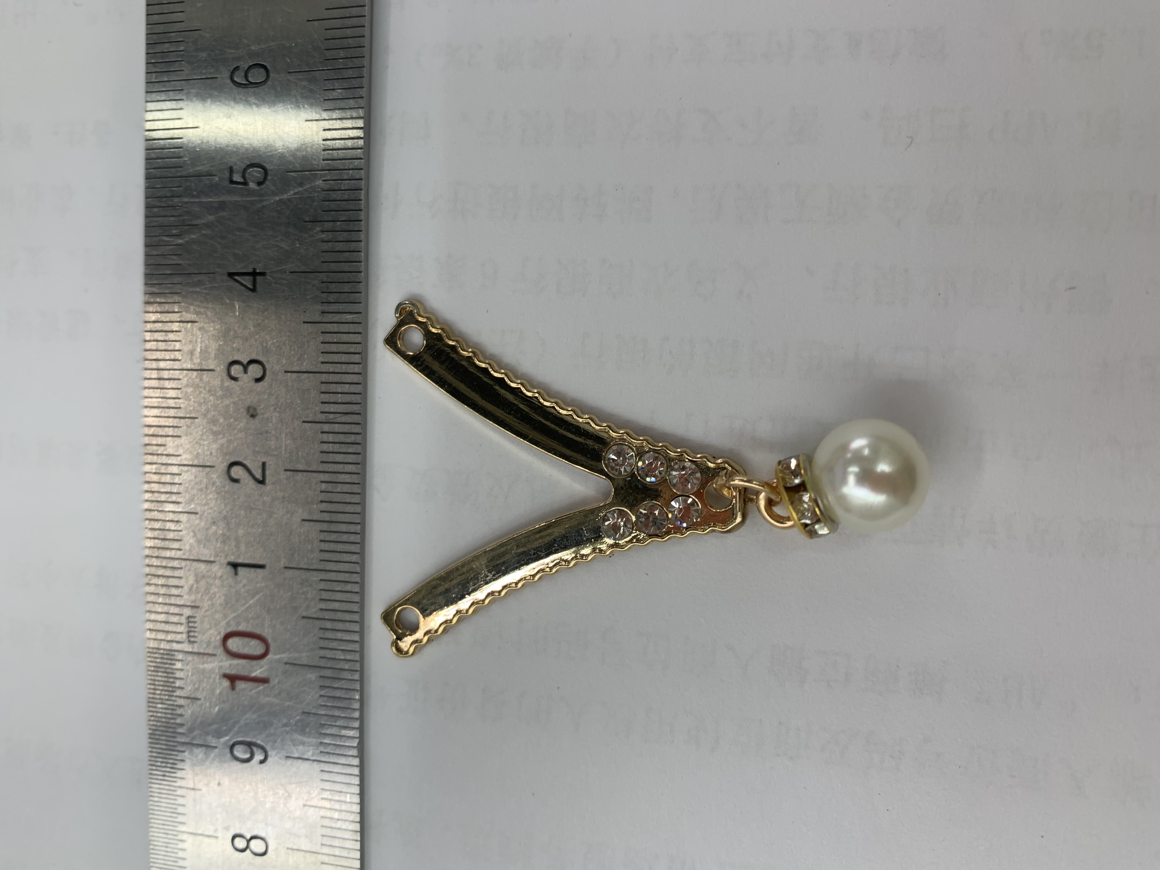 Hang Fashion Pearl Accessories V Dot Drill Neckline Design Hand Sewing Mark, Hot Listing! full figure