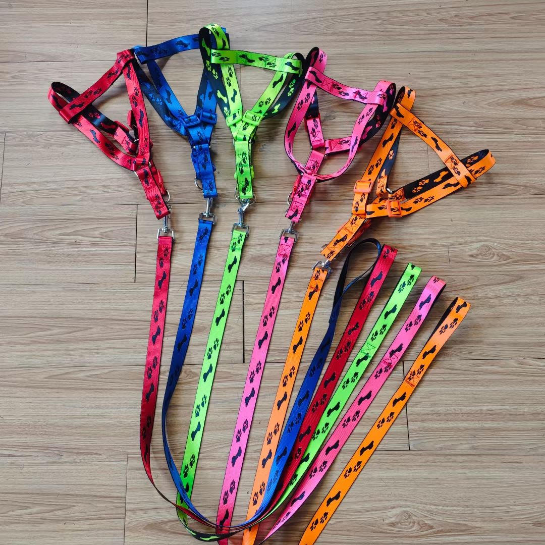 Pet supplies collar pet tramping line collar size specifications complete pet leash