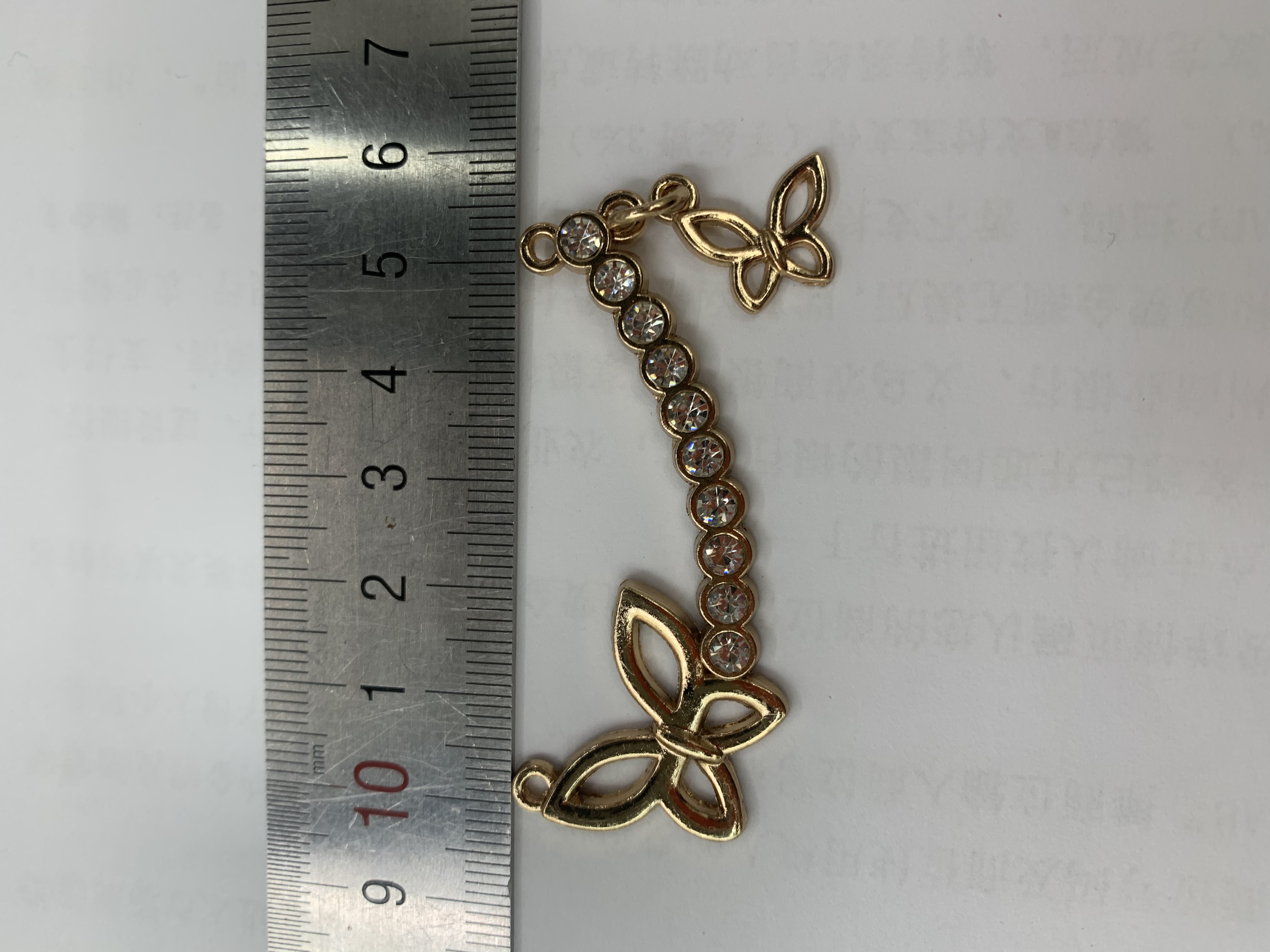 Hang Butterfly Pendant Style, Neckline Design Hardware Hand Sewing Mark, New Listed!