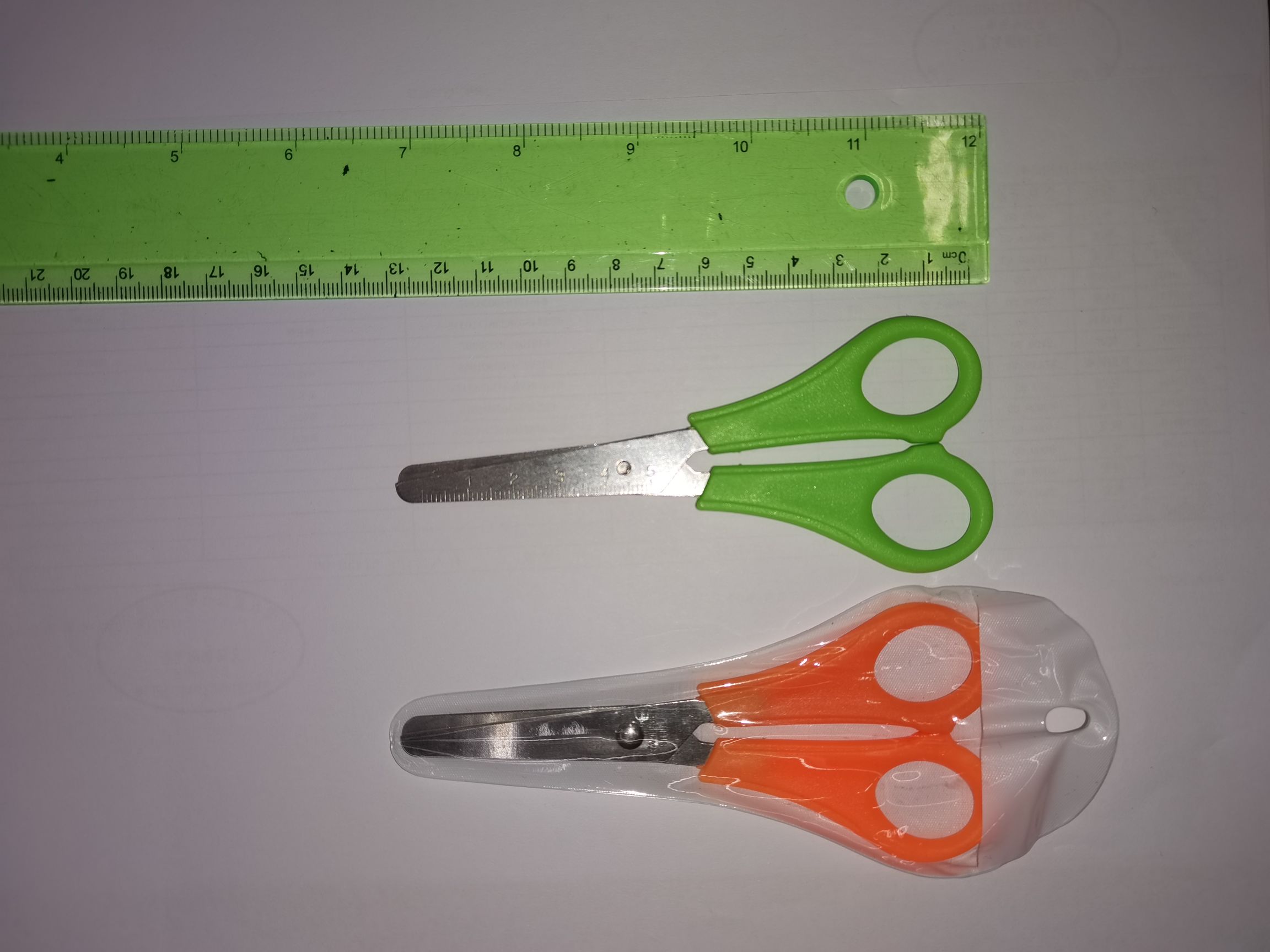 Jingjian stationery scissors, office and educational knives and scissors, student scissors, stationery scissors Specification drawing