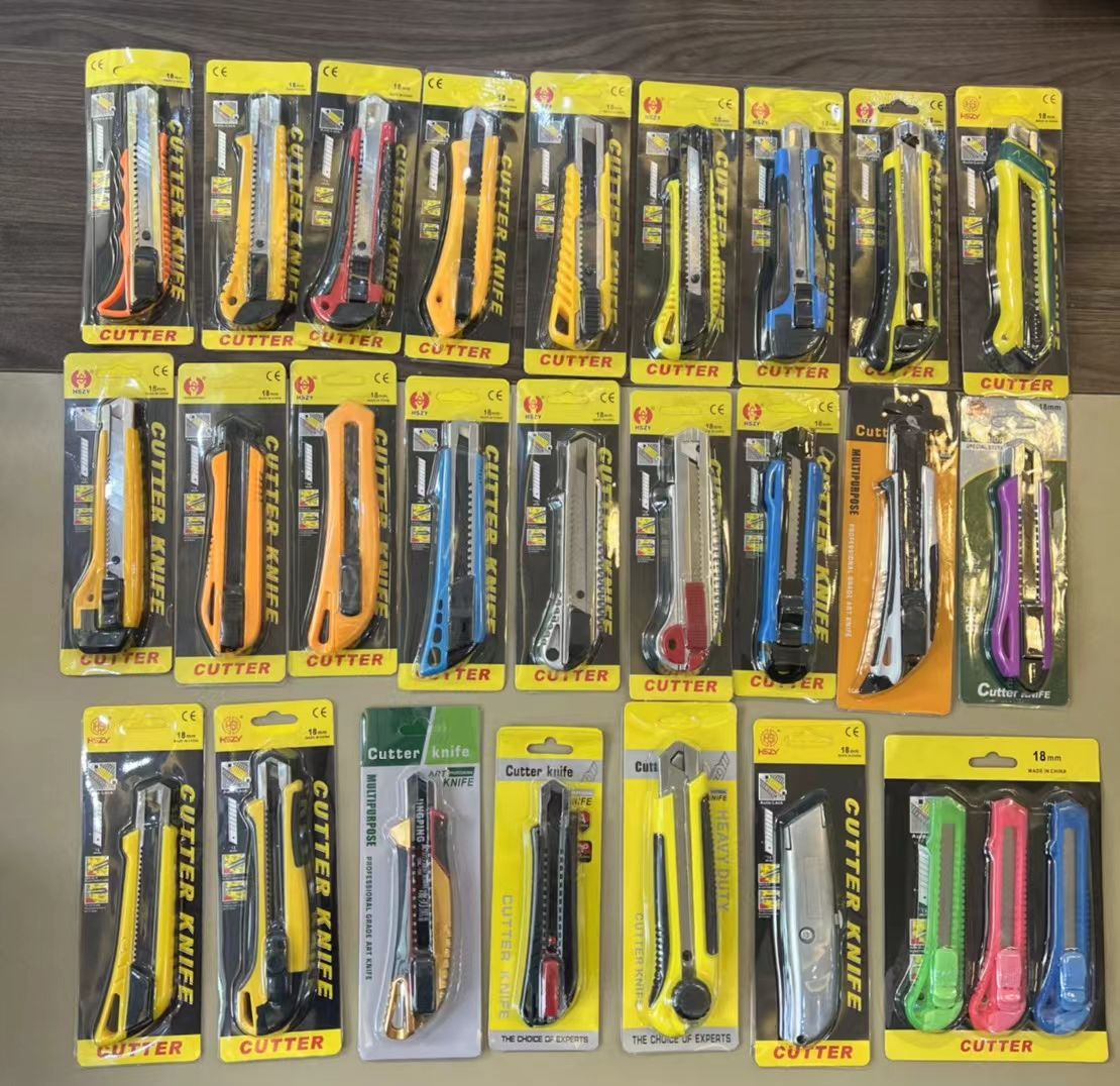 Department store hardware knives, scissors, knives, scissors, utility knives, utility knife blades Specification drawing