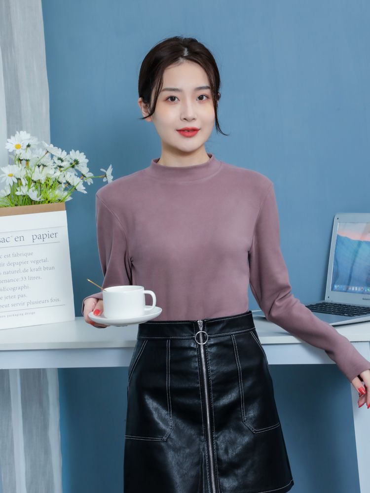 2023 New De Velvet Undercoat Ground Velvet Ground Wool Mid-Collar Women's Single Clothes Application Scenario