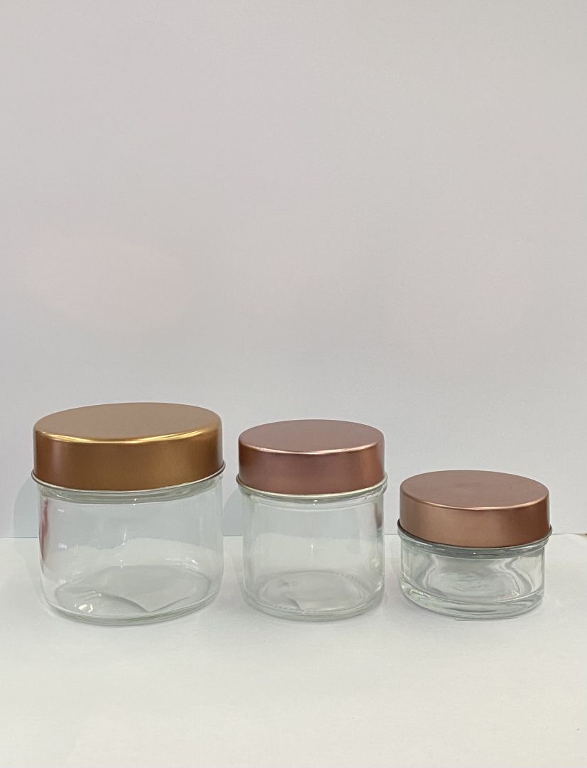 A variety of glass transparent cosmetics bottle, empty bottle, cream bottle, portable cream bottle
