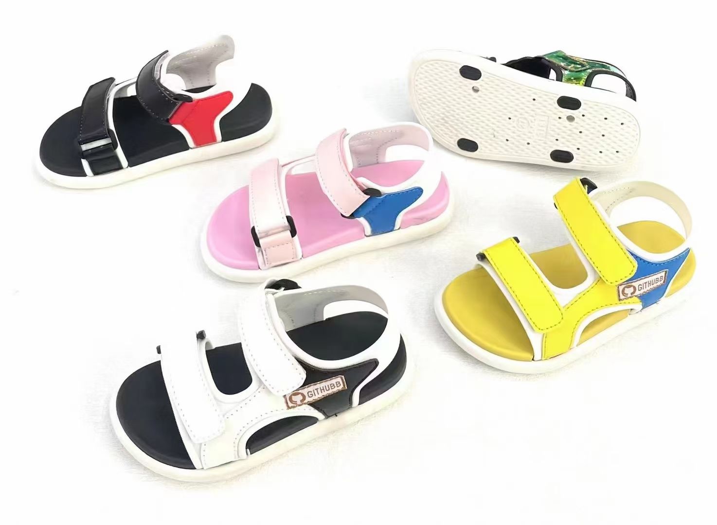 Children's sandals 2021 summer new soft sole baotou beach shoes girls non-slip leisure sports sandals