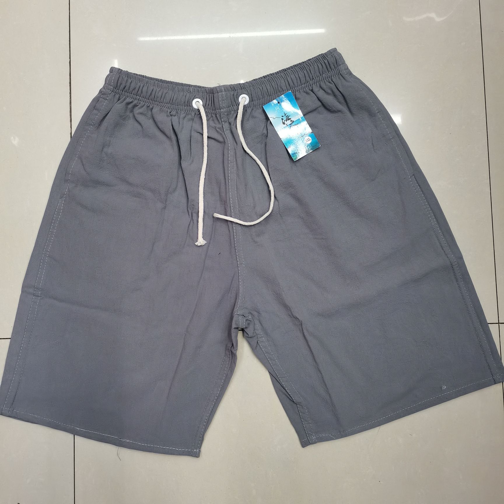 Summer Washed Cotton Beach Pants Breathable And Fat Beach Pants