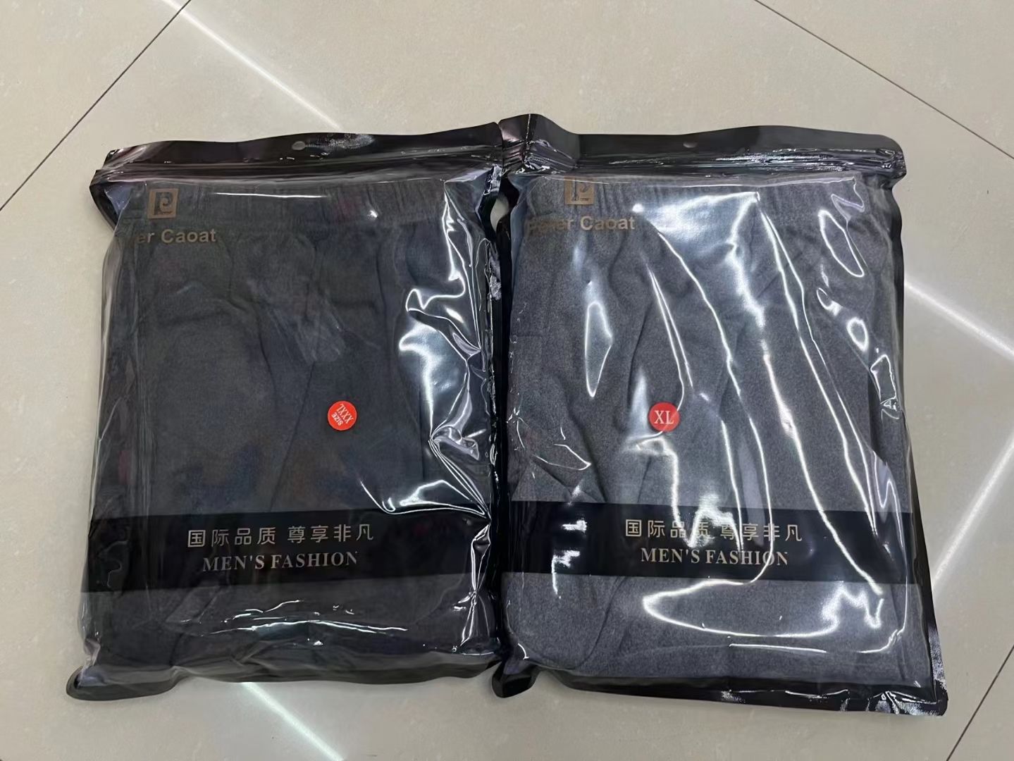 Men's Shorts De Velvet Cationic Natural Heat Constant Temperature Lock Hot Single Long Johns Thermal Pants details Picture