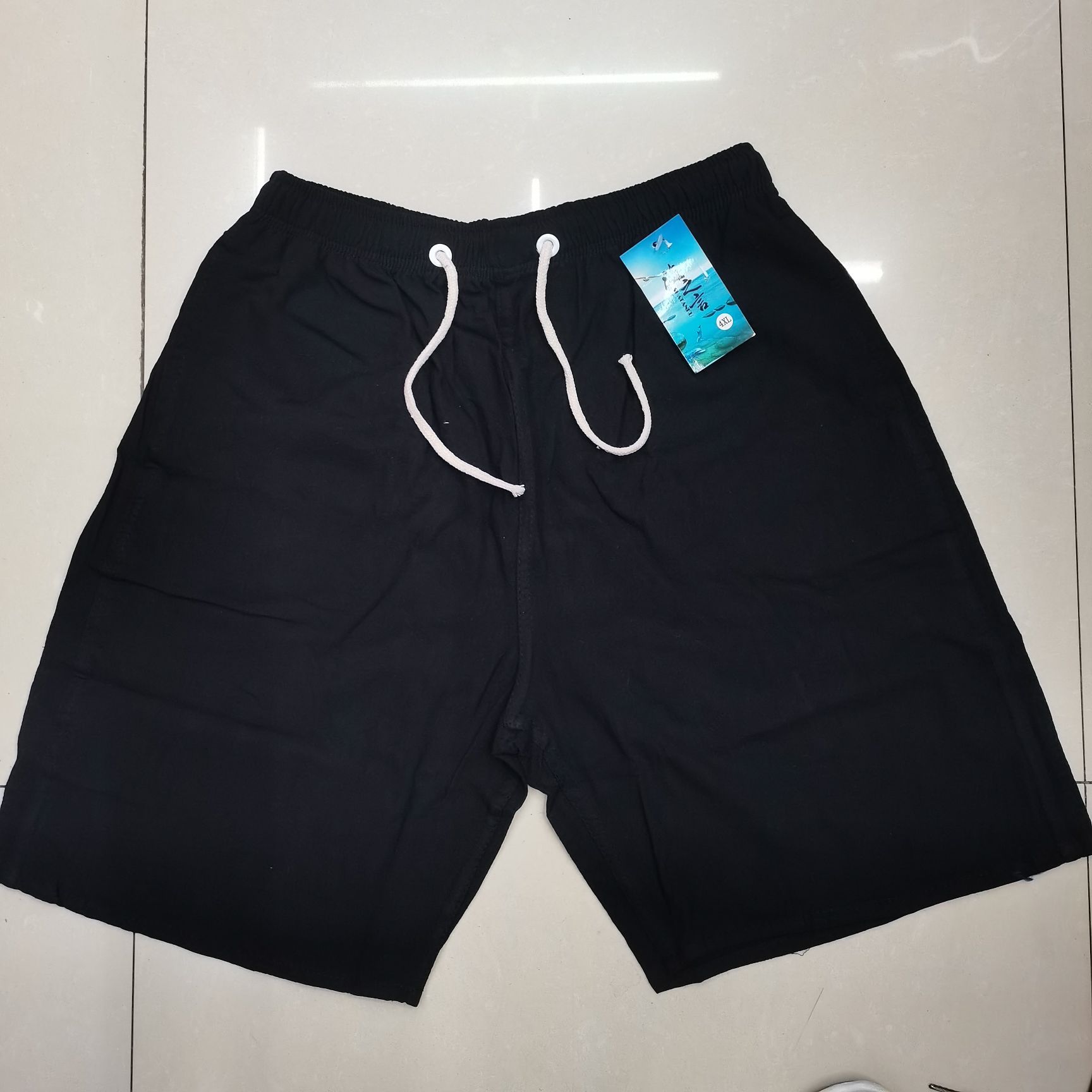 Summer Washed Cotton Beach Pants Breathable And Fat Beach Pants details Picture