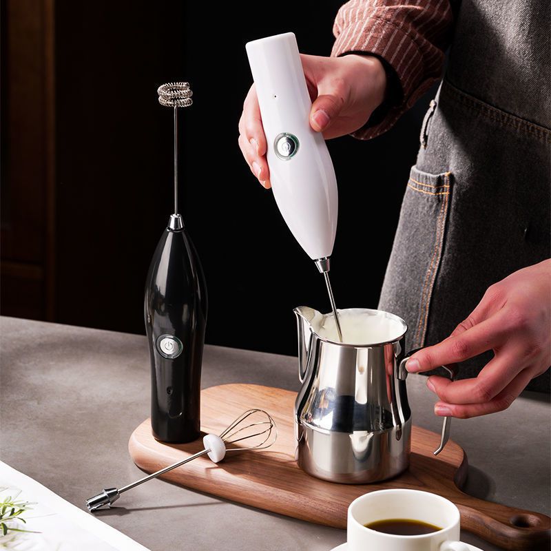 Electric Household Whisk Coffee Maker Whipped Cream Milk Egg White Baking Tool