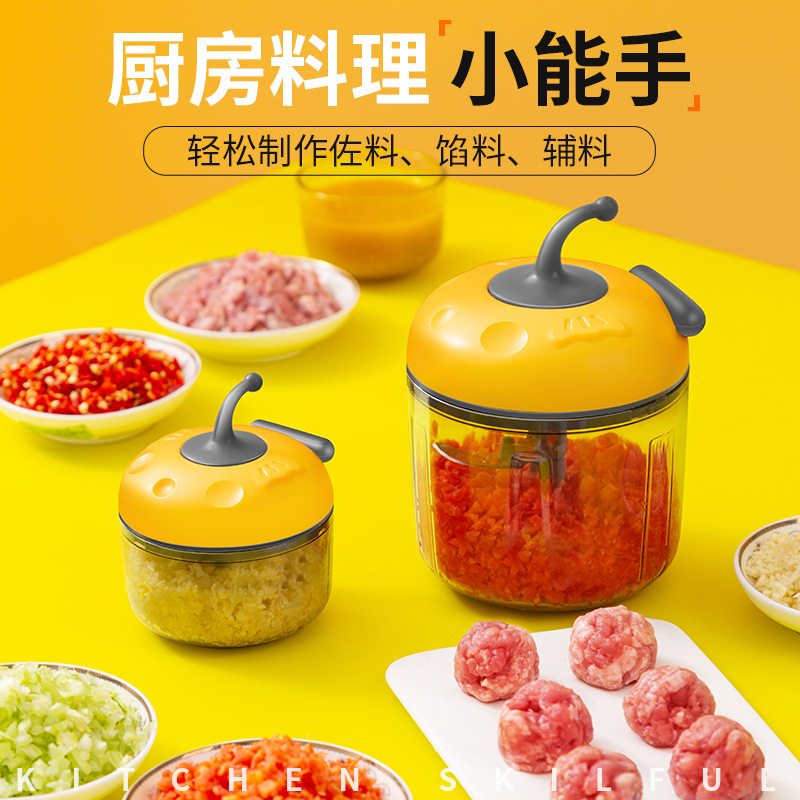 2022 Pull garlic puree household garlic masher hand pull type garlic stirrer mini mini garlic shredder hand beat garlic thumbnail