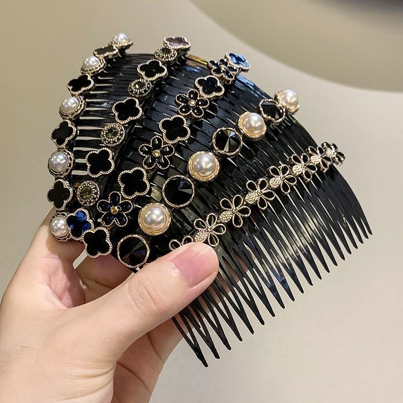 New Hair Clip Hair Shredder Accessory Pearl Hair Comb Comb Comb Bangs Hair Clip Back Head Hair Headdress Item Picture