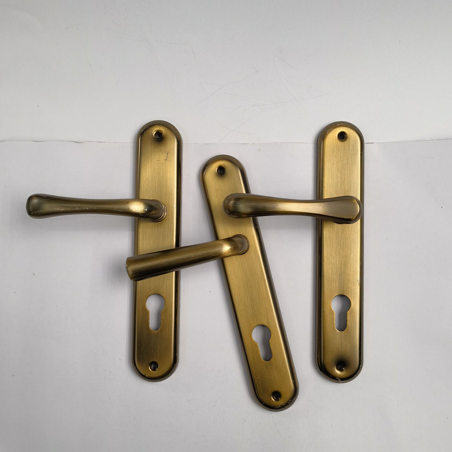 Door handle lock broken bridge door lock multi-point handle interior door lock core lock double open lock solid wood door handle for household security door Specification drawing