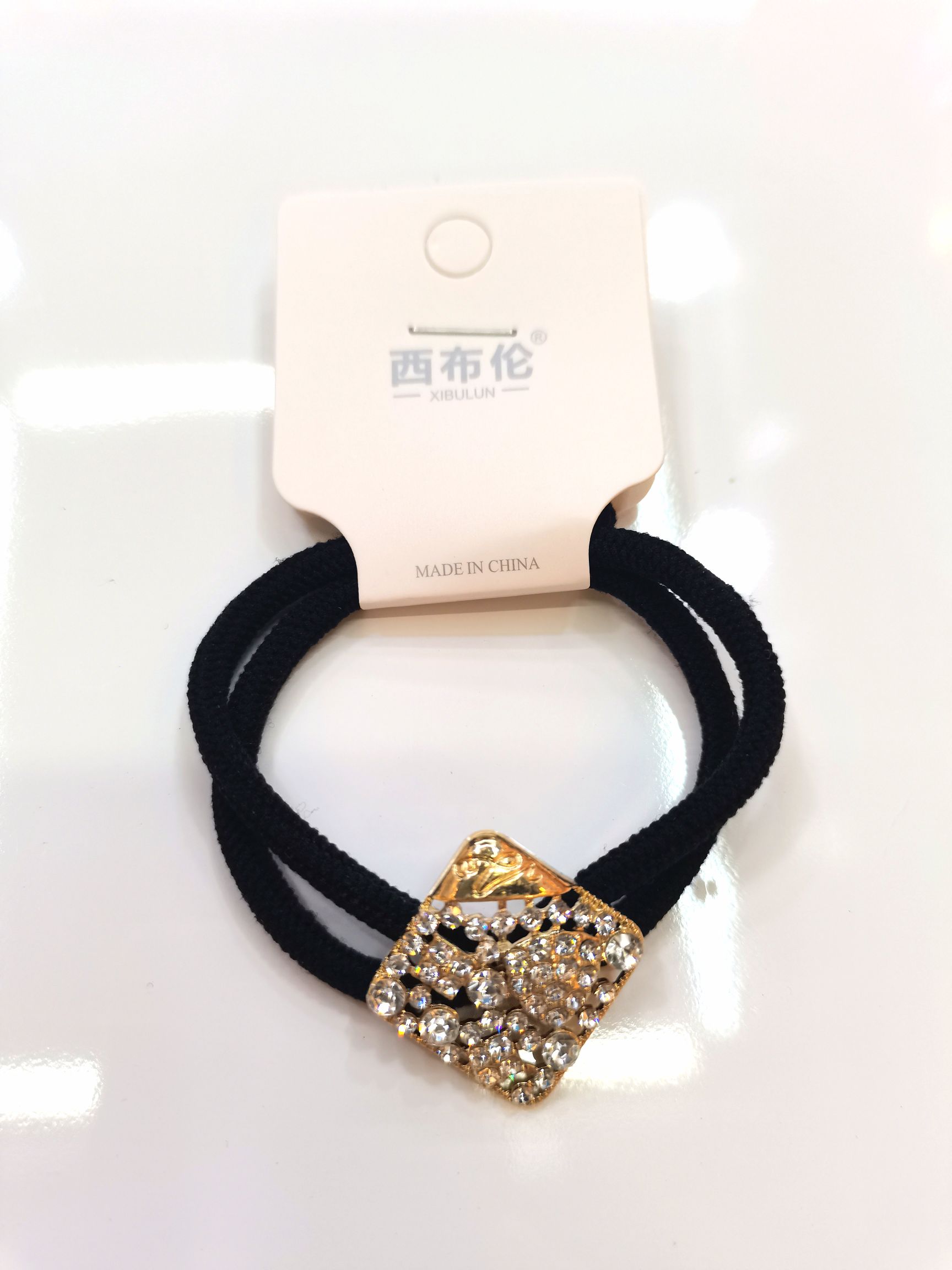 West Lun Jewelry Head Rope Hair Rope Hair Band Alloy Accessories Series Flower Alloy Point Drill Series details Picture