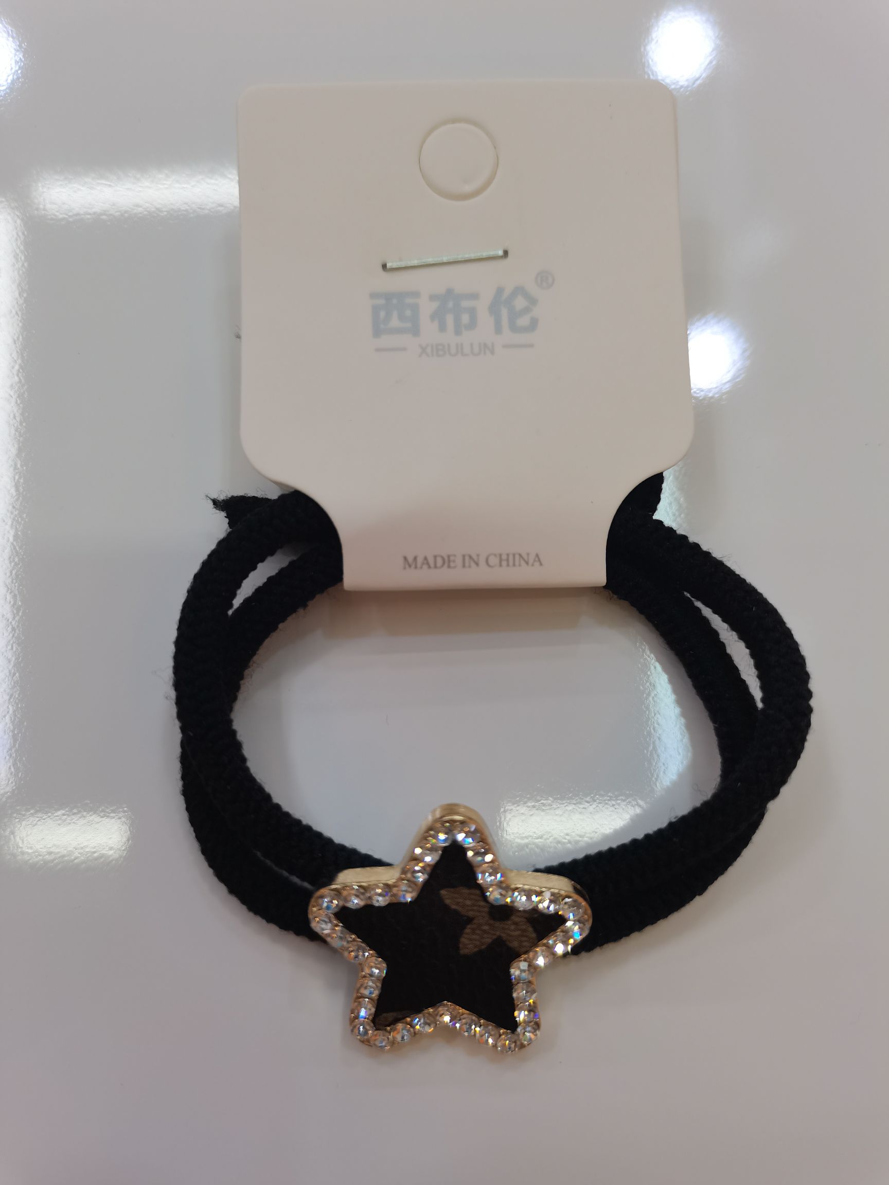 West Lund Jewelry Head Rope Hair Rope Hair Band Alloy Accessories Series Flower Lace Point Drill Specification drawing