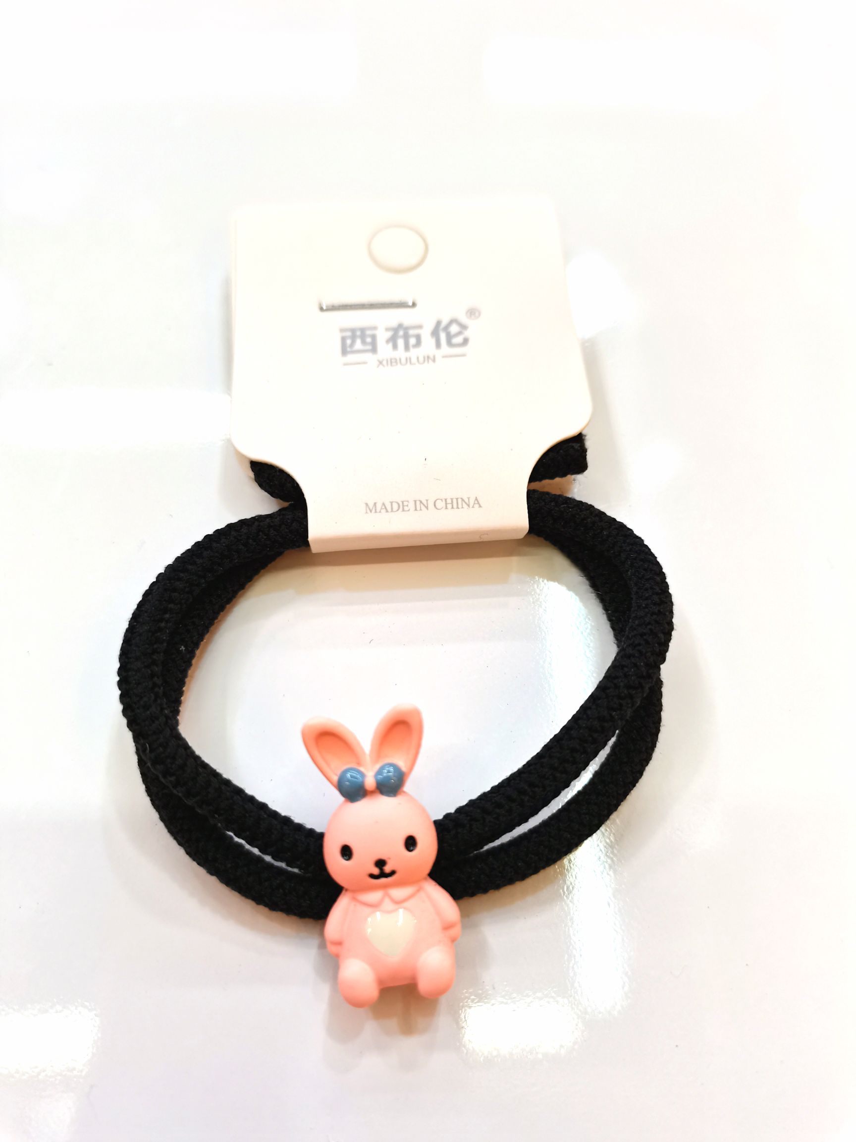 West Lun Hair Rope Headwear West Lun Jewelry Korean Version Of Popular Hair Rope Headband Alloy Accessories Popular Jewelry Network Explosion Thick Rope Rubber Band Specification drawing