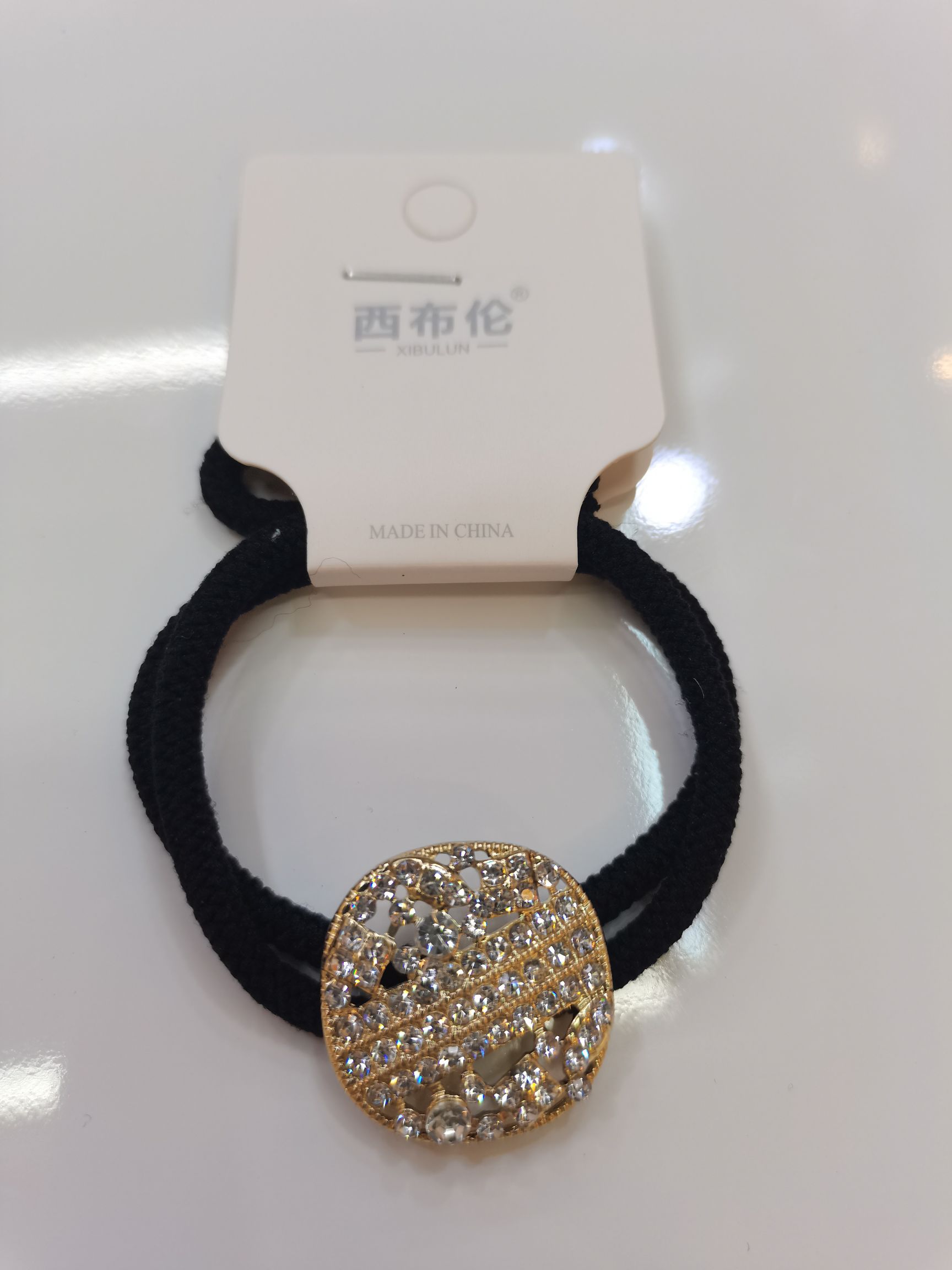 West Lun Jewelry Head Rope Hair Rope Hair Band Alloy Accessories Series Flower Alloy Point Drill Series