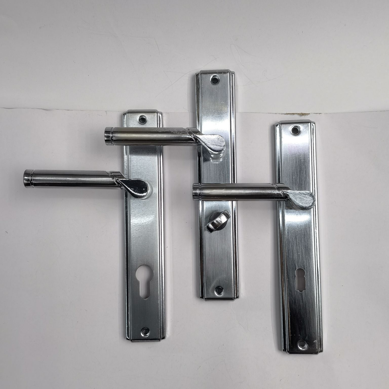 Door handle lock broken bridge door lock multi-point handle interior door lock core lock double open lock solid wood door handle for household security door details Picture