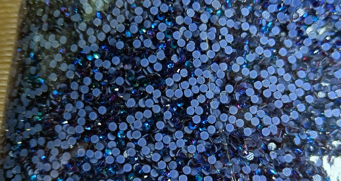 Guojing 6# Electroplating Violet Color Blue Color Fine Hot Diamond Hot Piece Hot Picture Accessories Manufacturers Direct Sales details Picture