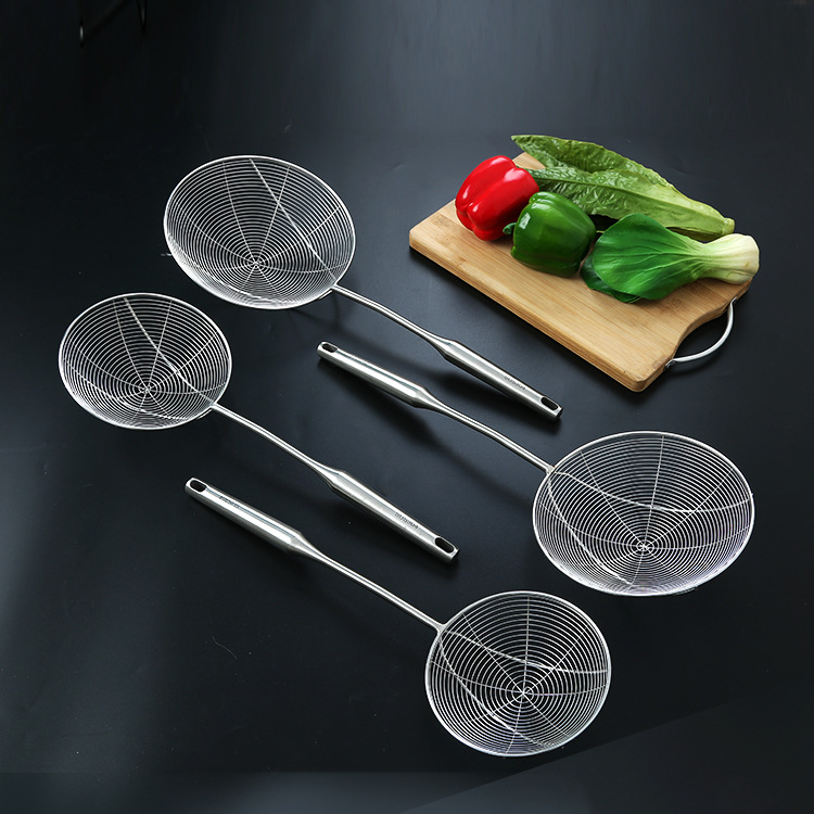 Household stainless steel hot pot colander fried filter line leakage hotel stainless steel scoop filter slag hot pot line leakage thumbnail