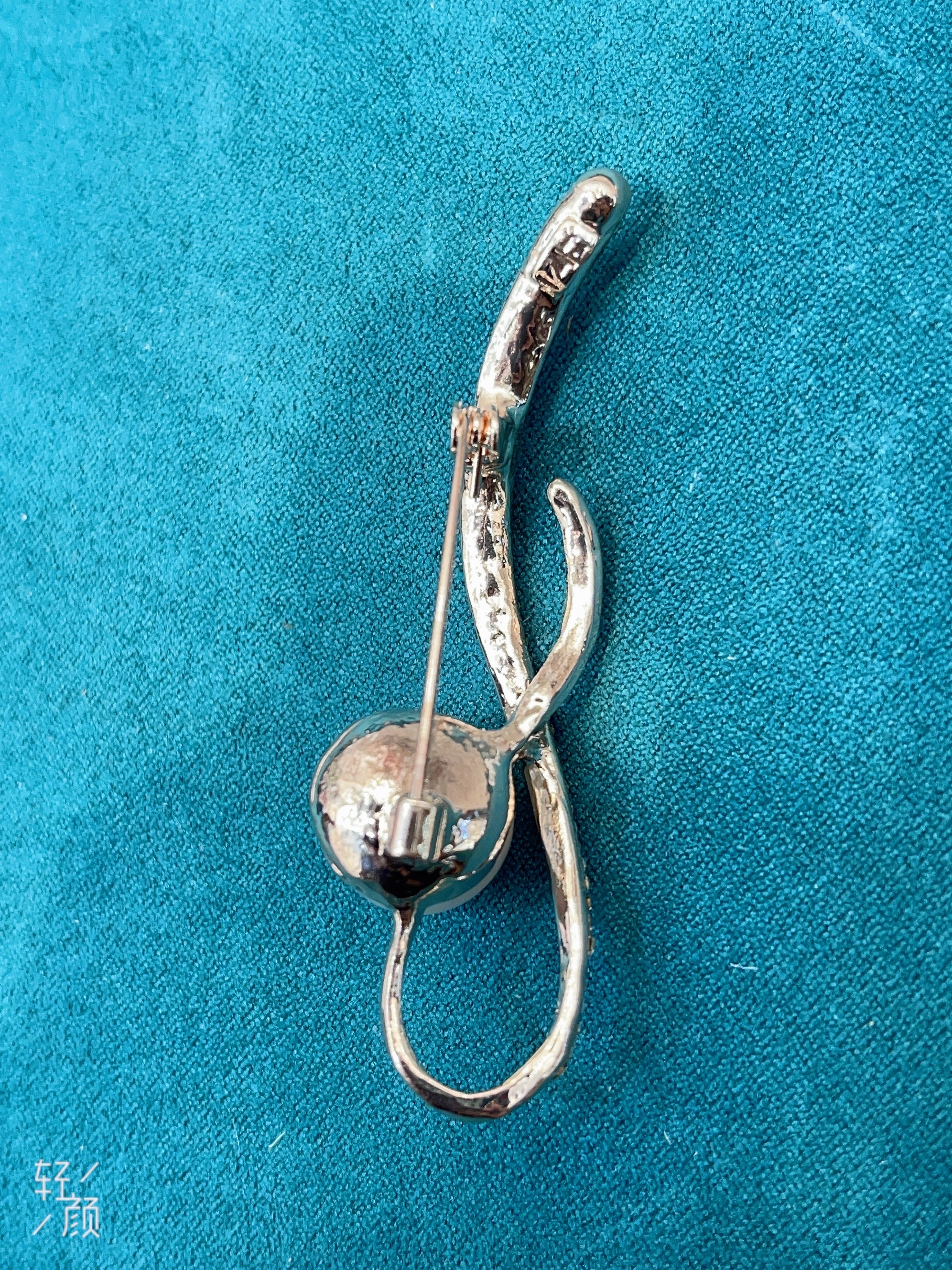 Single Pearl Brooch - Light Luxury Luxury Clothing Accessories Pearl Pin Specification drawing
