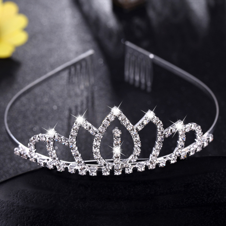 Wedding Tiara Goddess Tiara Fashion Pearl Tiara Tiara Accessories Women's Tiara Brilliant Beauty 046 details Picture