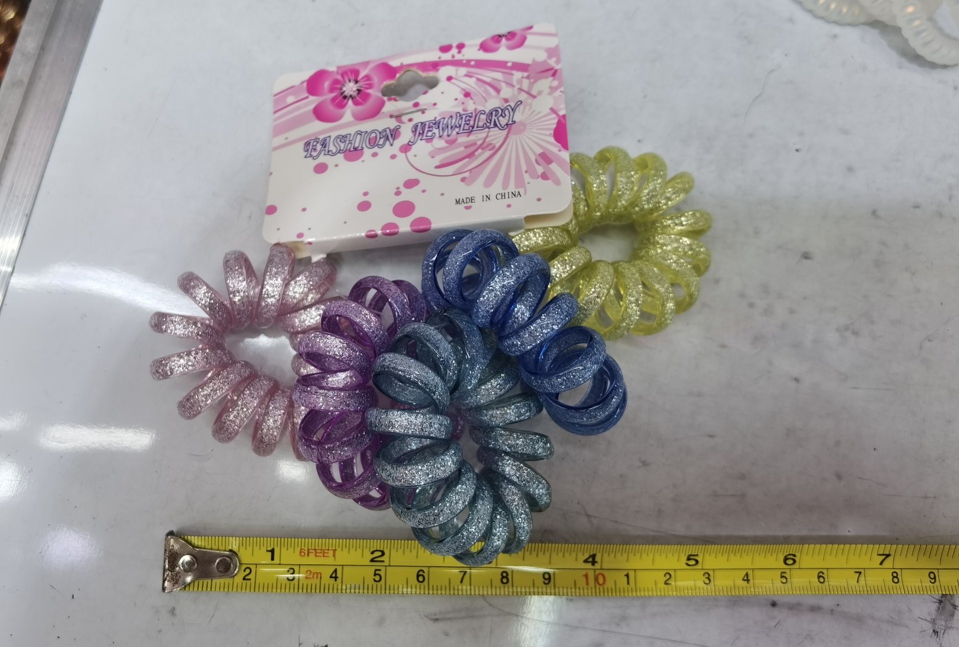 Sandpaper twist high elastic rubber band female hair hair accessories 100 bags