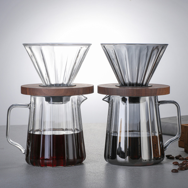 Coffee Kettle Glass Pot High Borosilicate Creative Light Luxury High-End Home Daily 01