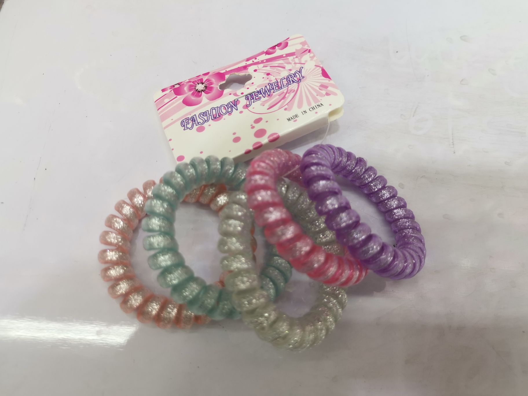 Large sandpaper hair tie telephone cord hair circle High stretch hair cord temperament hair accessories