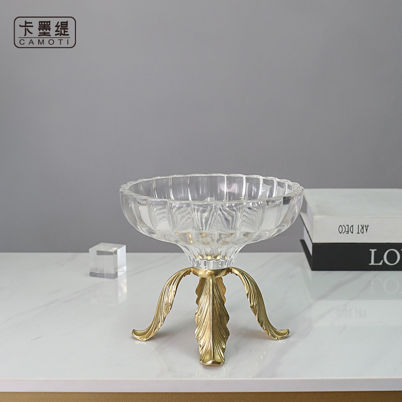 Glass plate, fruit plate, decorative dish, Glass Products 014, 7820, 3rd Floor, Zone D, Phase I of Fuyuan Glass International Trade City Item Picture