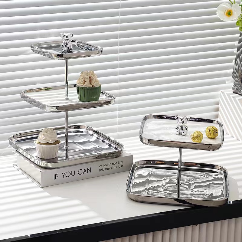 String Plate Ceramic Plate Fruit Plate Creative Light Luxury Decoration Home Daily Necessities Network Red details Picture