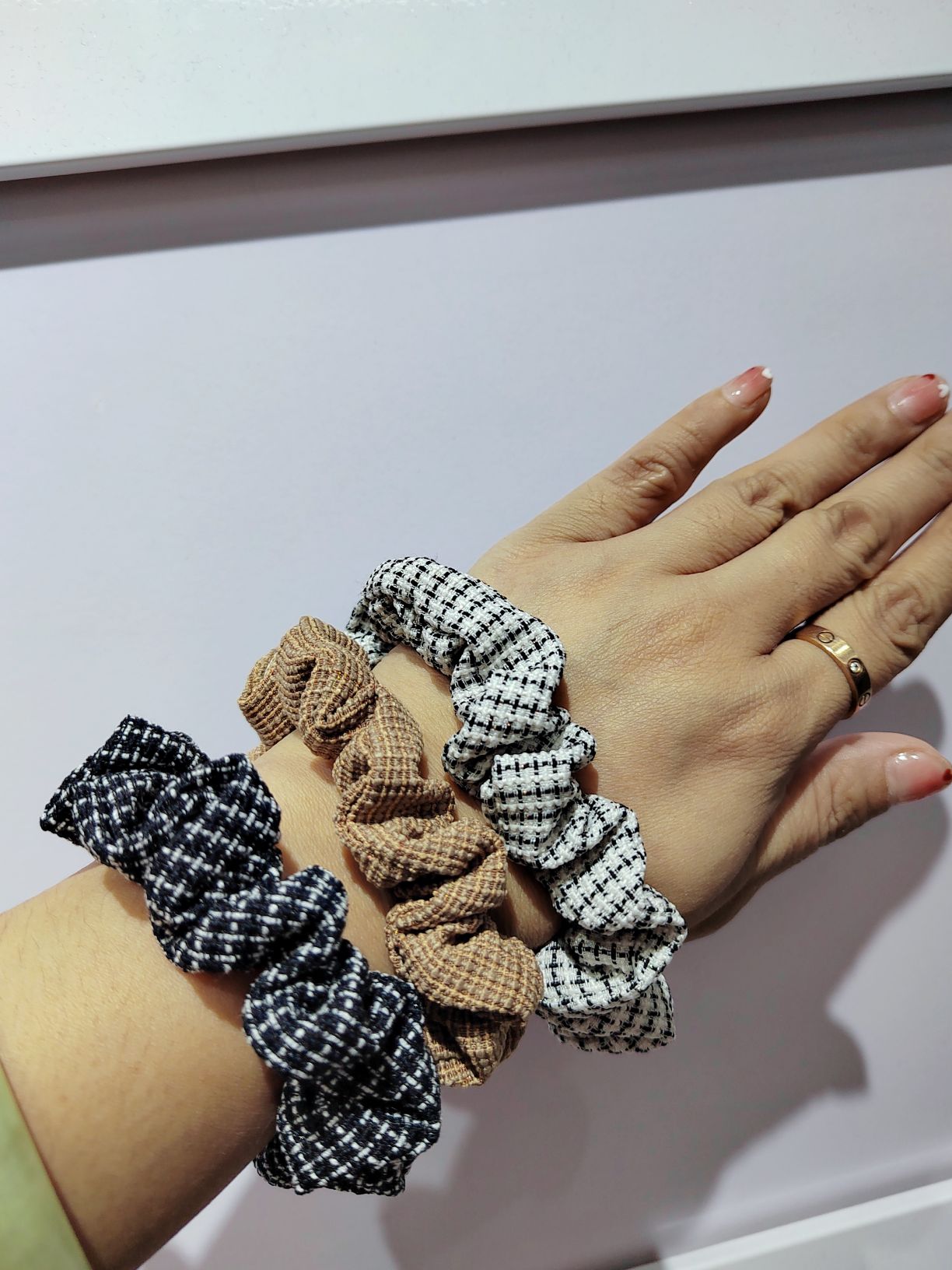 Small Intestine Ring 11 Cross-Border Hot Selling 60 Color Pure Color Bright Color Ding Pig Large Intestine Ring Elastic Hair Ring Manufacturers Direct Supply