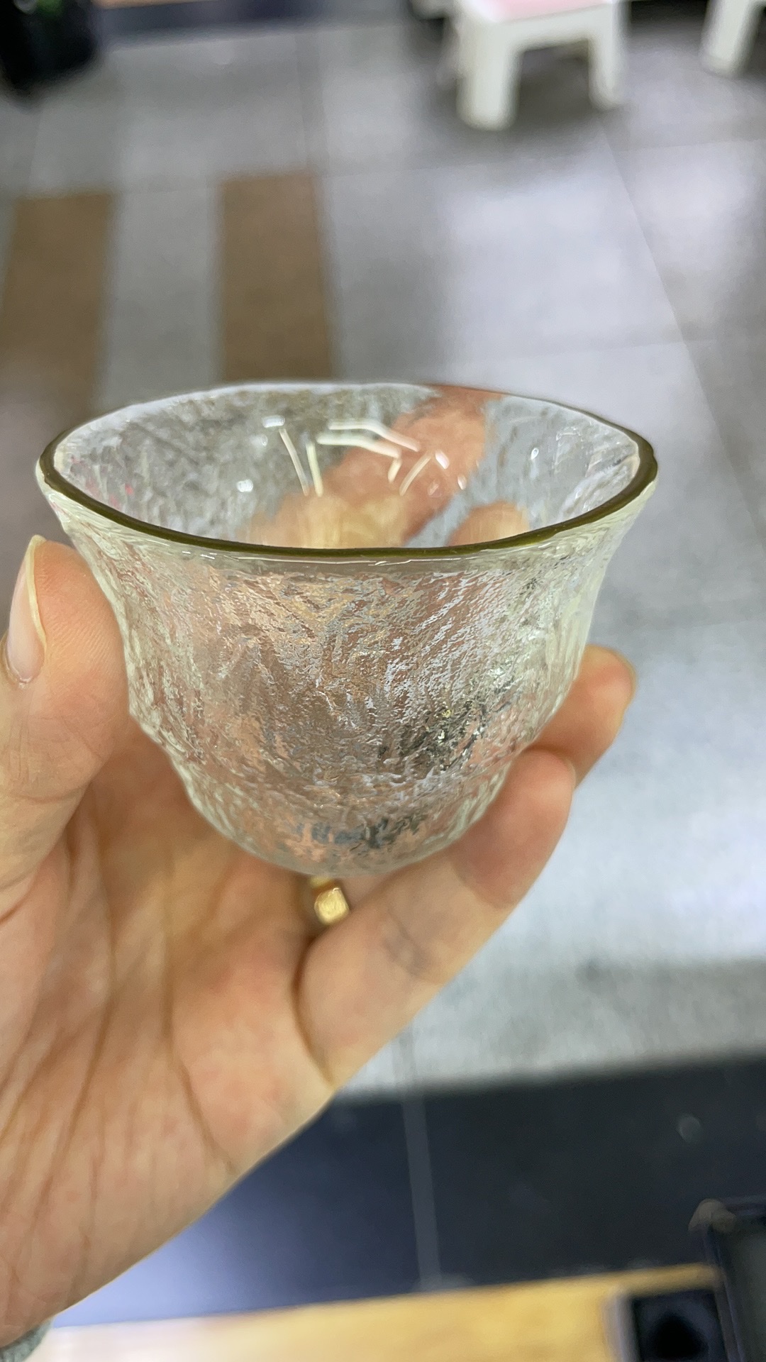 Glass plates, decorative plates, wedding plates, high-end crystal light luxury ornaments 0556 details Picture