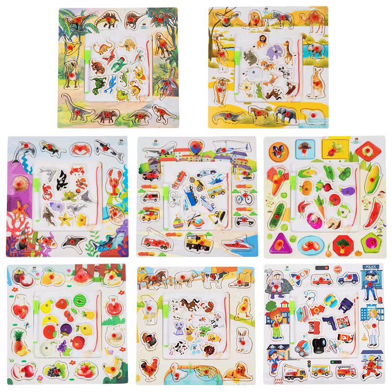 Hand-held fishing drawing board for animals Item Picture