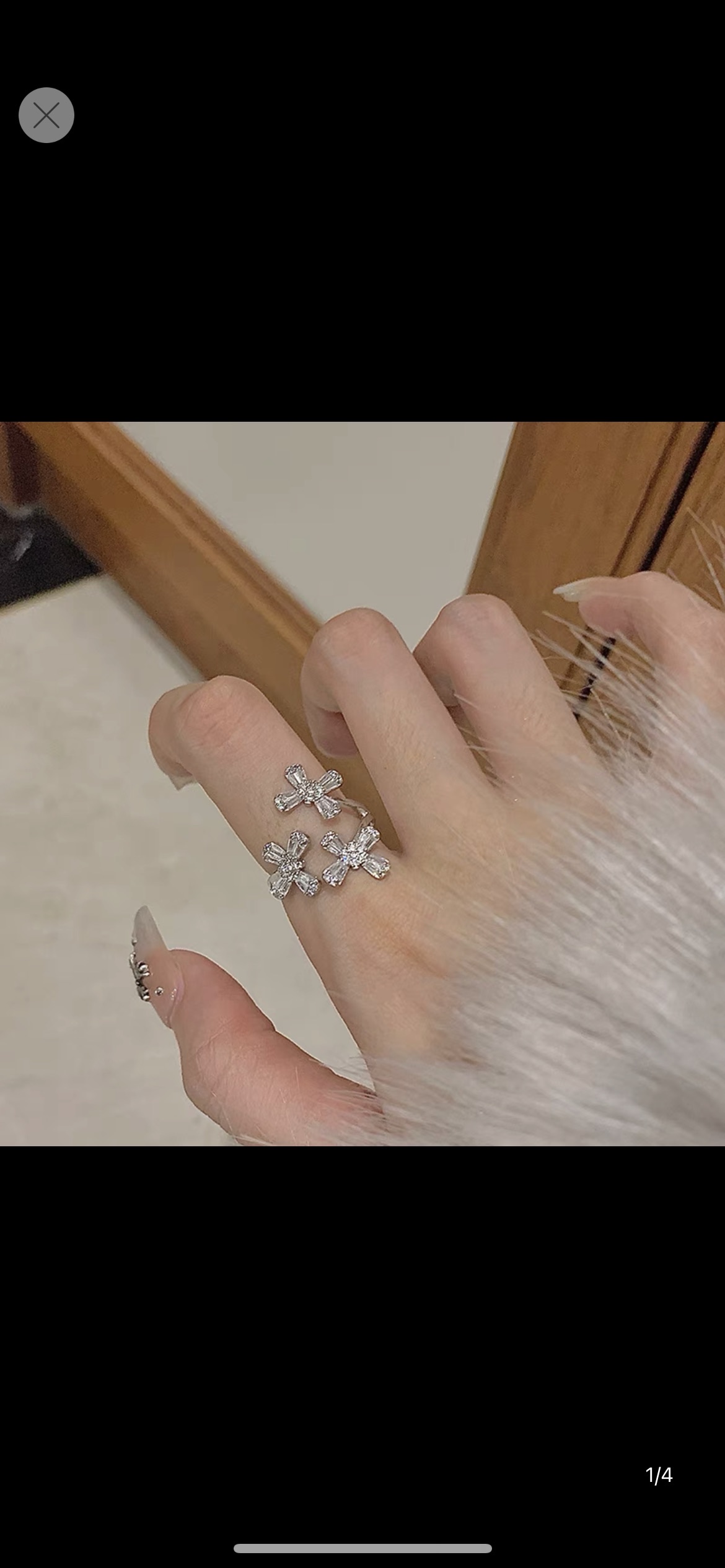 Floral ring for women