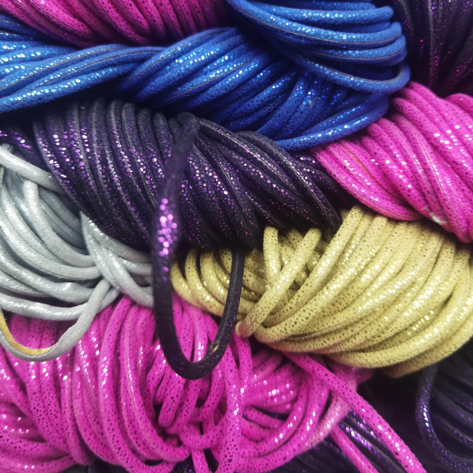 Leather Round Rope Imported Environmental Protection Round Loose Elastic Rope Beaded Line Buddha Bead Line Application Scenario