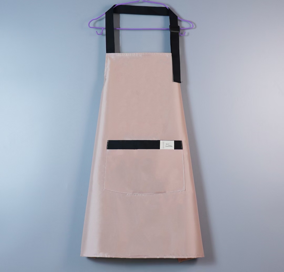 Kitchen Baking Household Waterproof Apron Cute Fashion Oil And Stains Can Wipe Hands Cooking Adult Waist Girth undefined