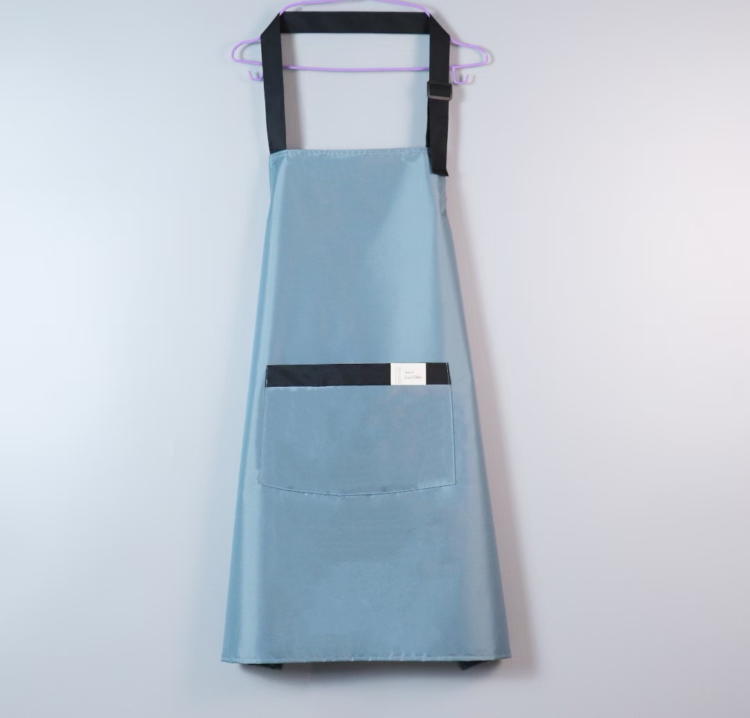 Kitchen Baking Household Waterproof Apron Cute Fashion Oil And Stains Can Wipe Hands Cooking Adult Waist Girth Item Picture