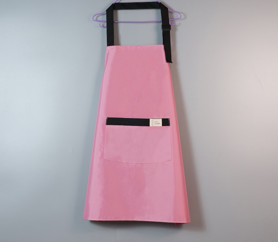 Kitchen Baking Household Waterproof Apron Cute Fashion Oil And Stains Can Wipe Hands Cooking Adult Waist Girth Item Picture