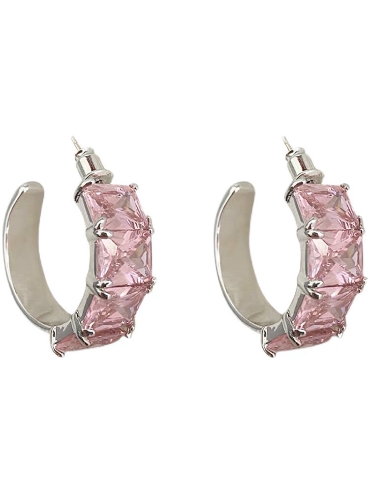 In 2022, The New Fashion Niche Design Earrings With High-Grade Temperament 925 Silver Needle Earrings For Women details Picture