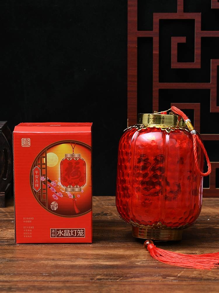 Mid-Autumn Festival crystal acrylic hand-held winter melon-shaped lantern music children's stage decoration light Specification drawing