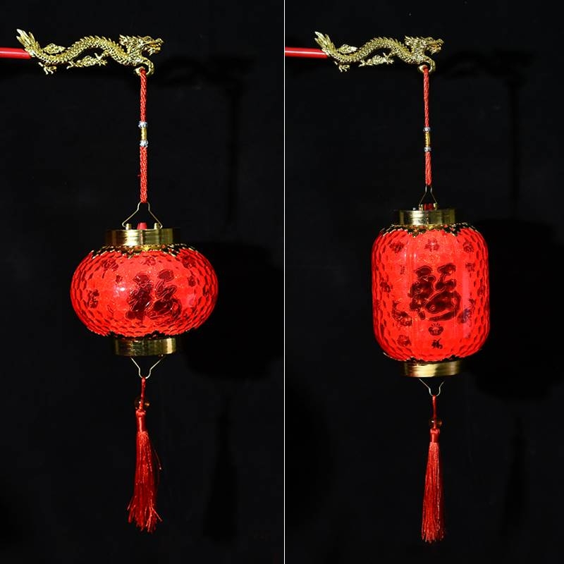 Mid-Autumn Festival crystal acrylic hand-held winter melon-shaped lantern music children's stage decoration light details Picture