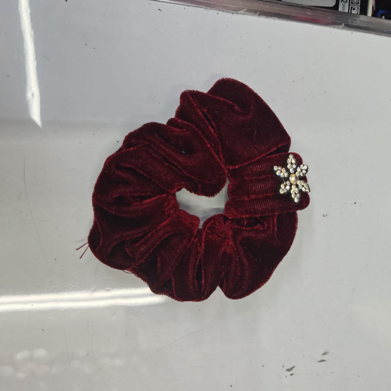 Net red head ring three pearl accessories flannels point drill ring double bullet series Korean point diamond Chenfei 069 thumbnail