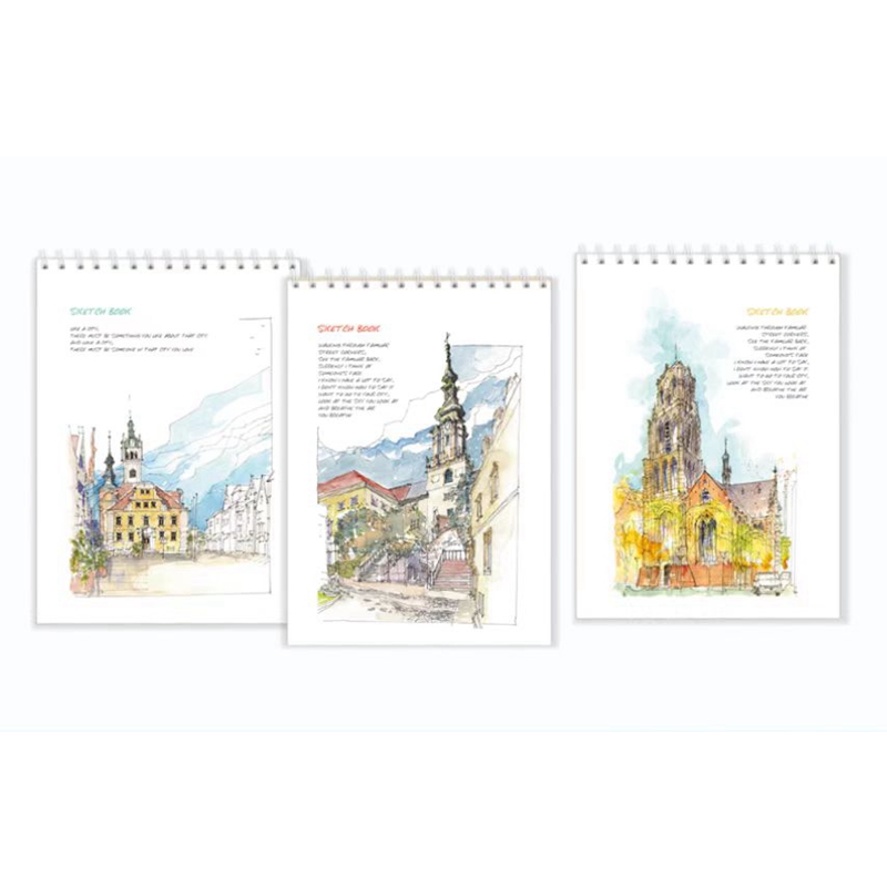 [New] Sketch book building wind speed sketchbook A4 drawing book sketchbook